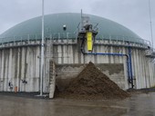 Zemědělská biometanová stanice na brownfieldu, Krakořice u Šternberka v Olomouckém kraji, foto redakce
