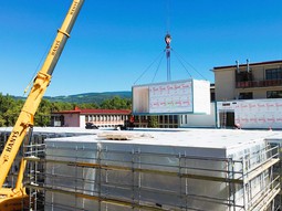 Modulární výstavba umožnila rychlou dostavbu za plného provozu nemocnice